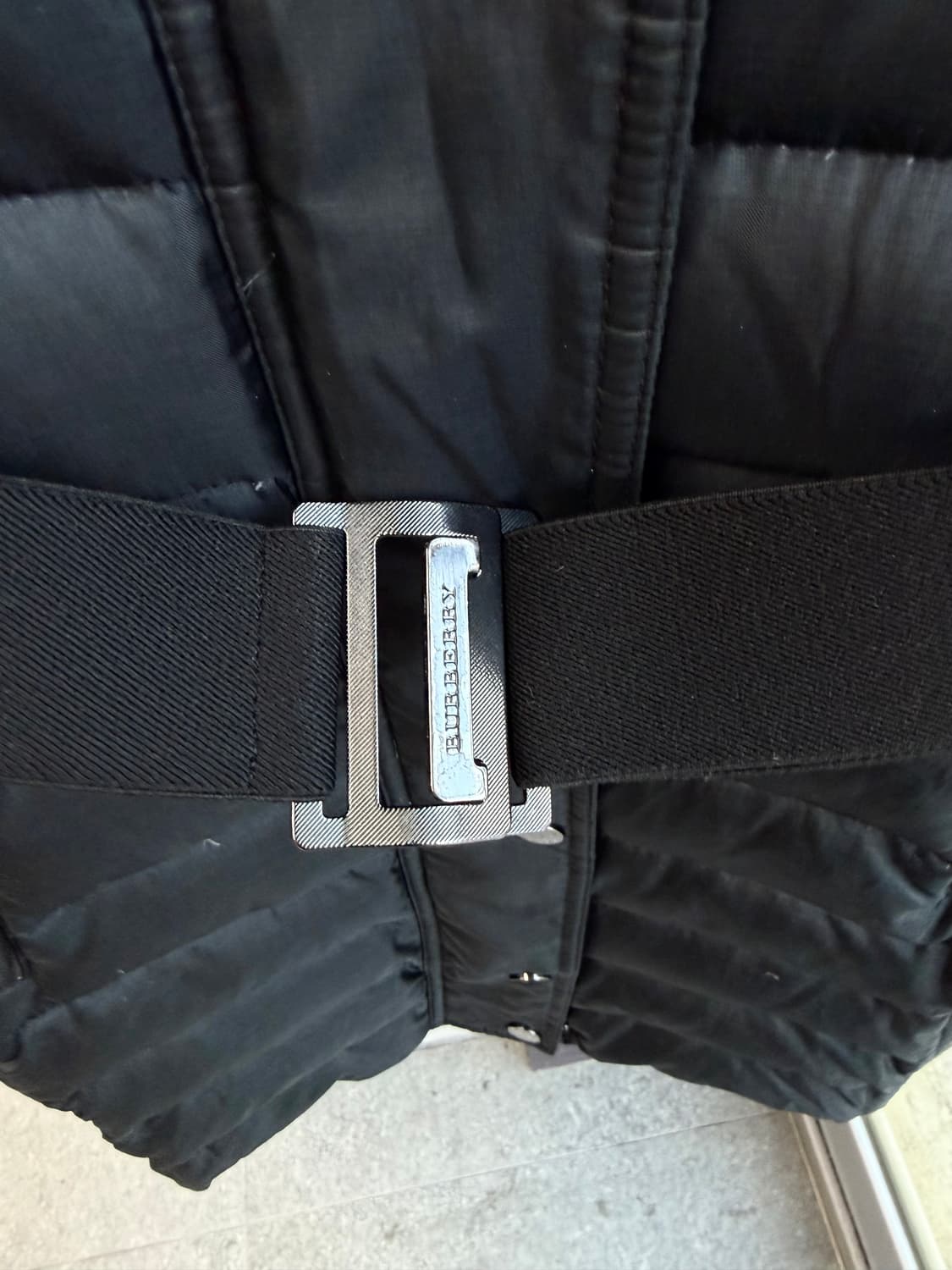 UK2/ 버버리 아비데일 벨티드 퍼 롱패딩 점퍼 상품이미지5