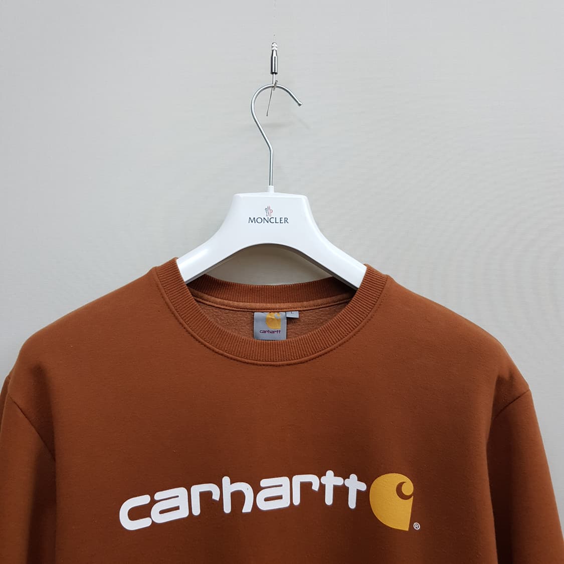 Carhartt 칼하트  로고 프린트 기모 맨투맨 L사이즈 상품이미지2