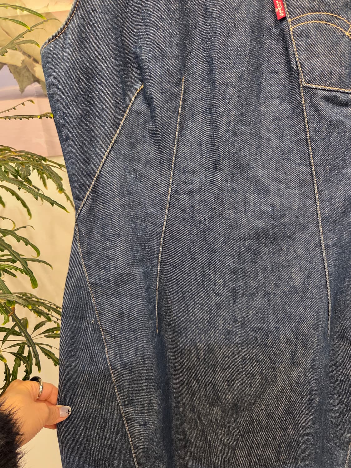 리바이스 엔진 민소매 원피스 상품이미지3