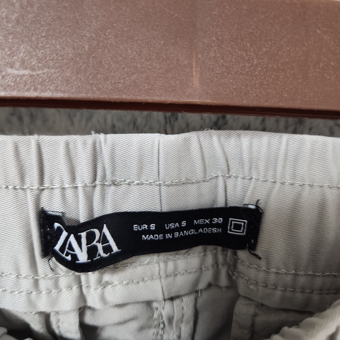 J22 [S] 자라 면 조거 바지 팬츠 상품이미지3