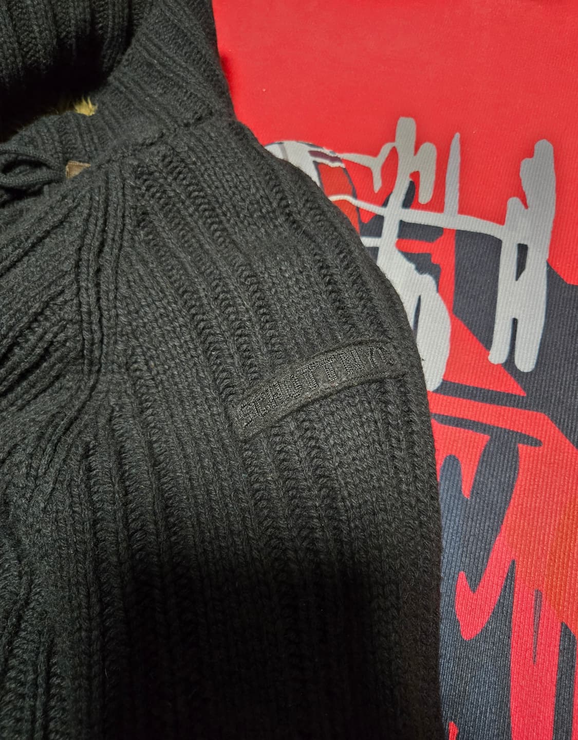 Schott 니트 집업 자켓 상품이미지6