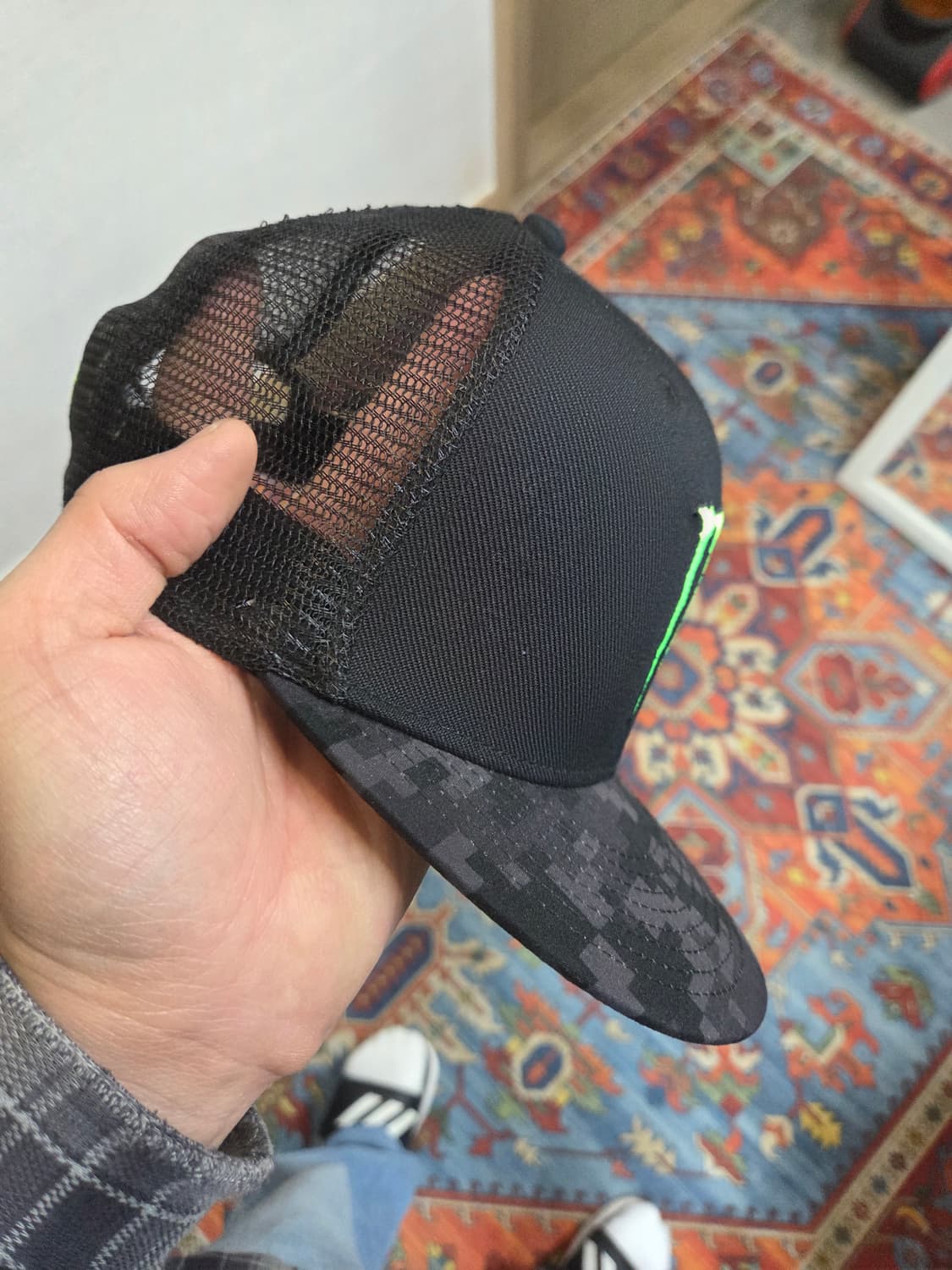 몬스터 에너지 디지털 카모 메쉬 스냅백 모자 프리  상품이미지2