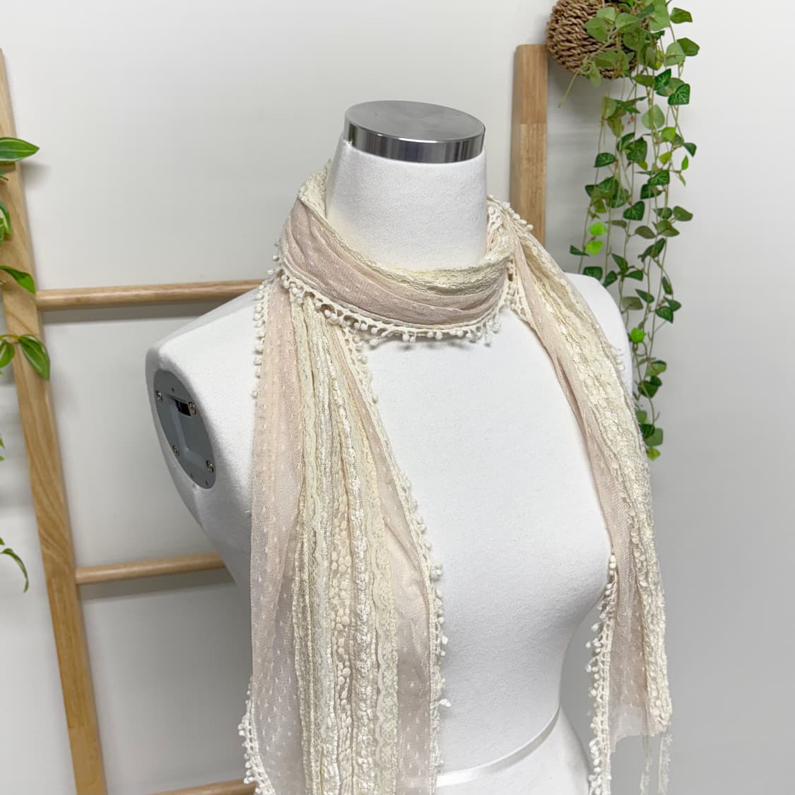 JPN/ 레이스스카프 모리걸스카프 모리룩스카프 모리룩스카프 상품이미지2