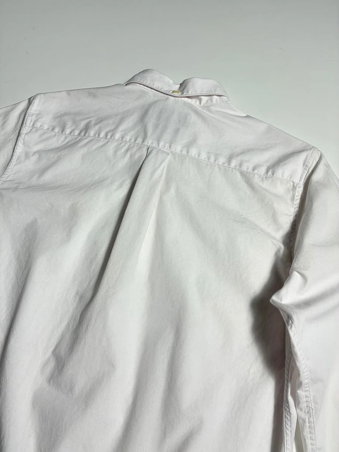 바버 Barbour 자수 로고 화이트 옥스포드 테일러드 셔츠 R1919 상품이미지6