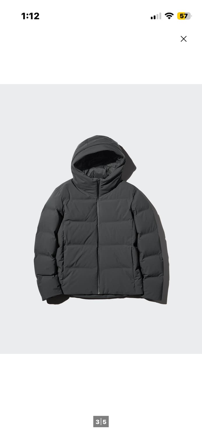 유니클로 심리스 다운파카 상품이미지1