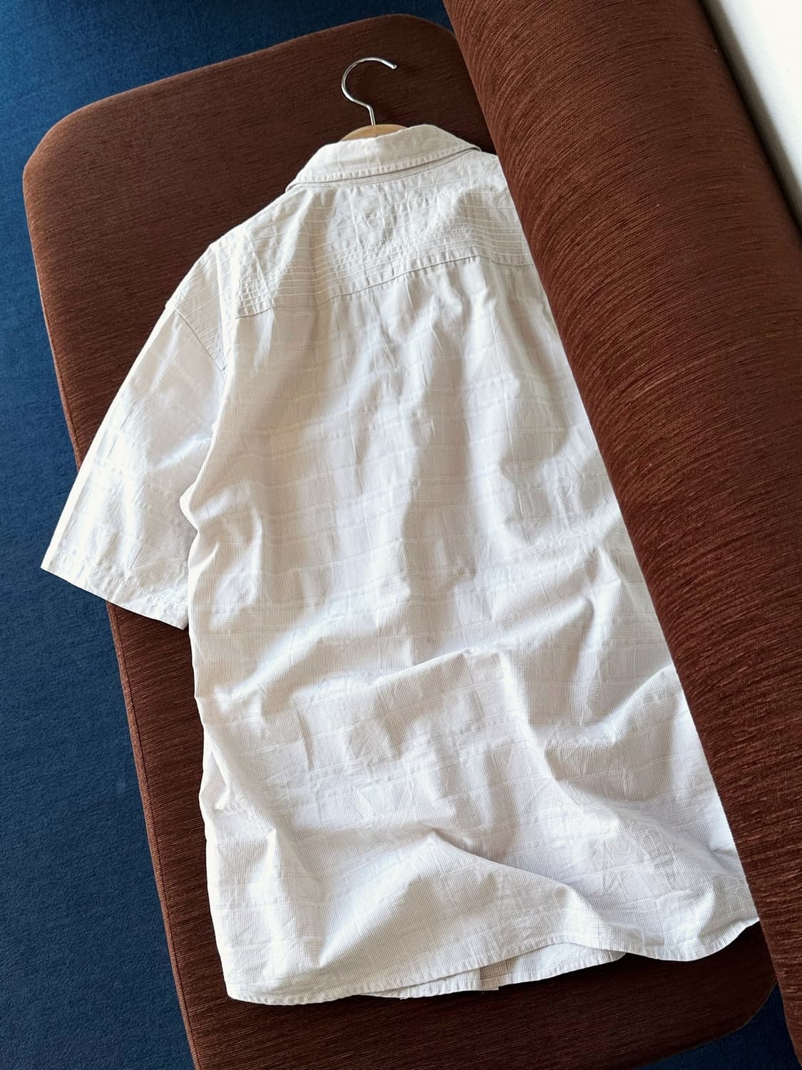  　 Light cotton woven fabric H/S shirt 상품이미지5