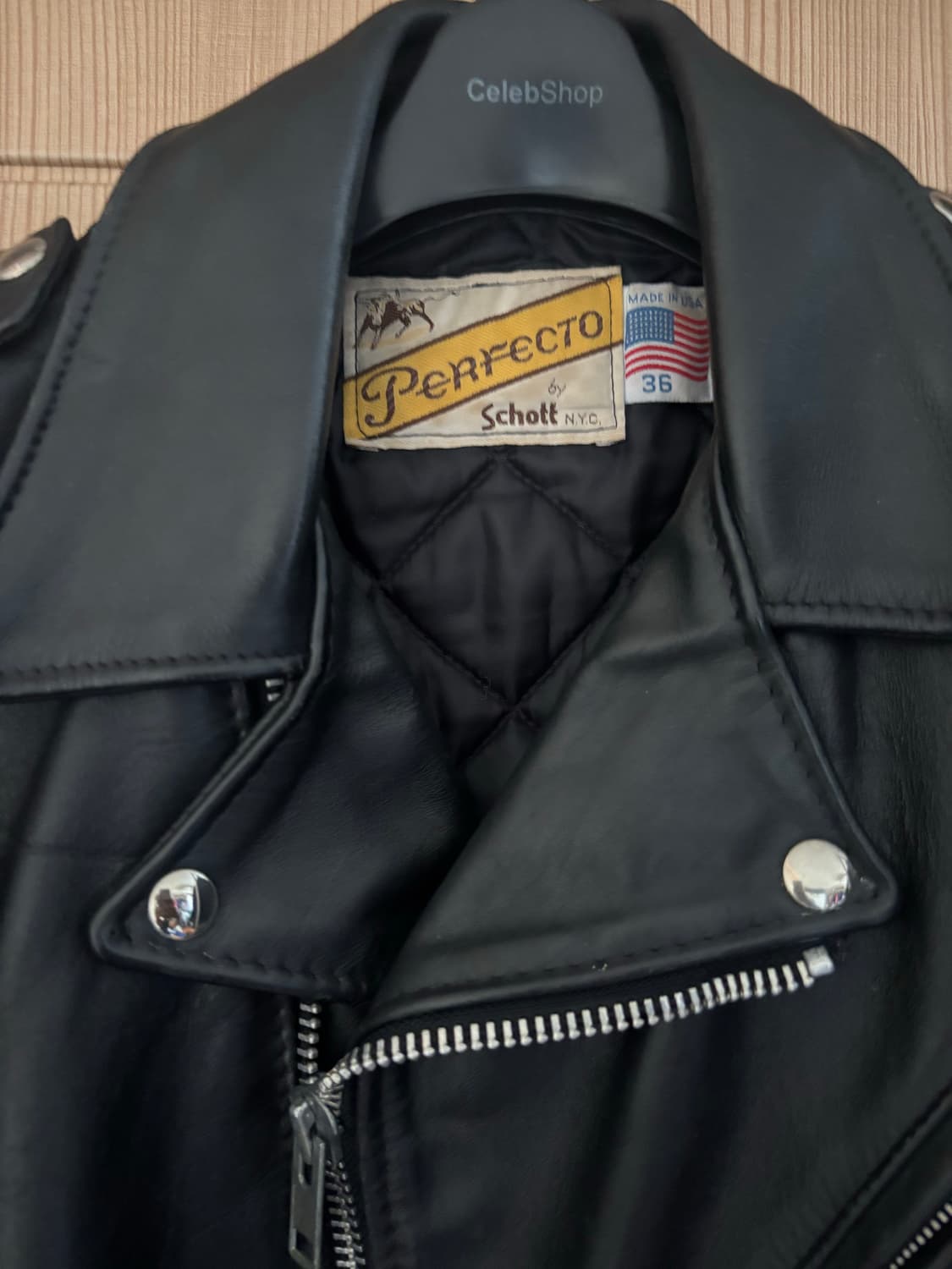 90‘s Schott NYC Perfecto618 USA 쇼트퍼펙토 36 상품이미지2