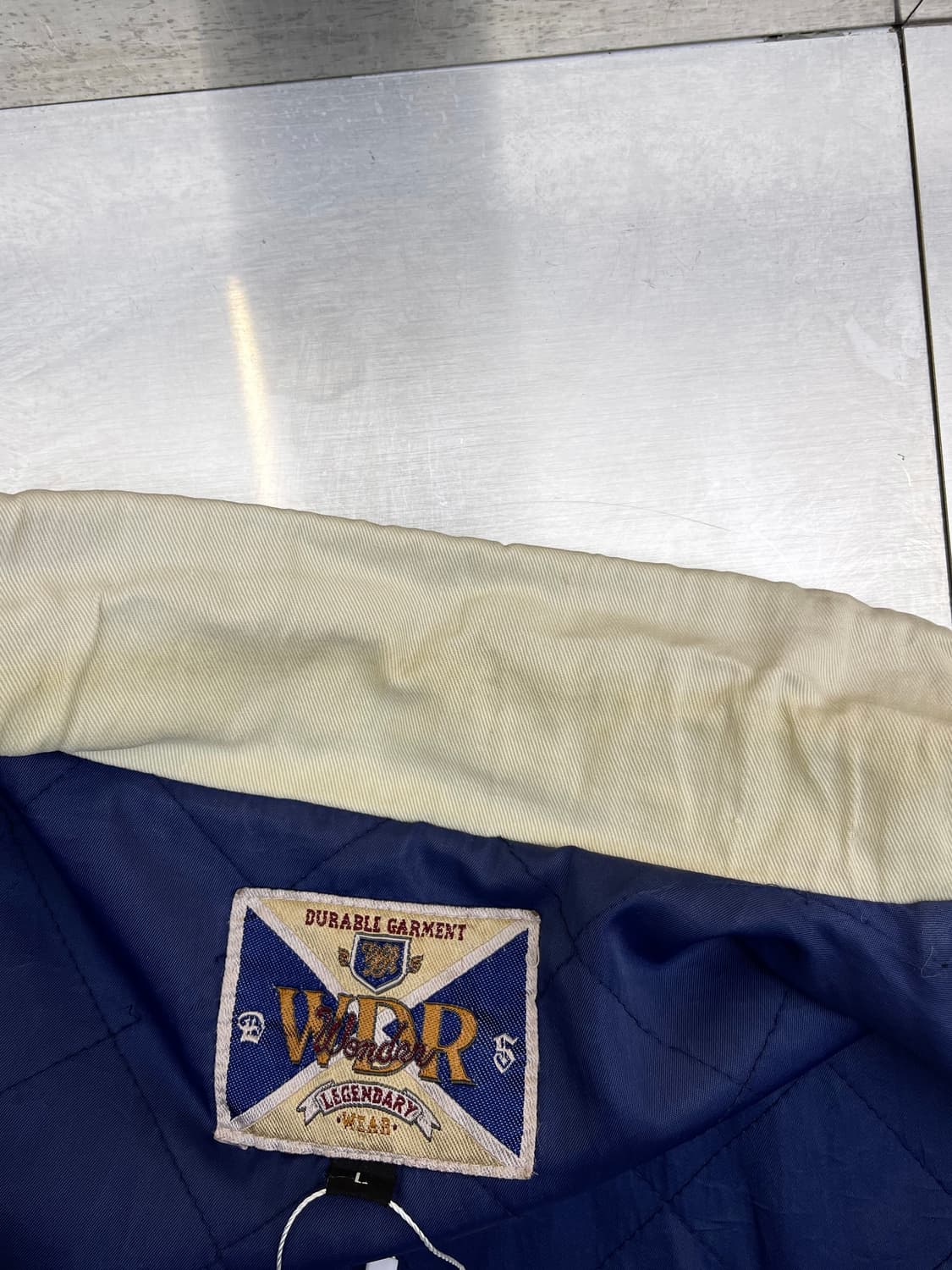 WDR 90s 퀄티드 데님 초어 자켓 상품이미지9