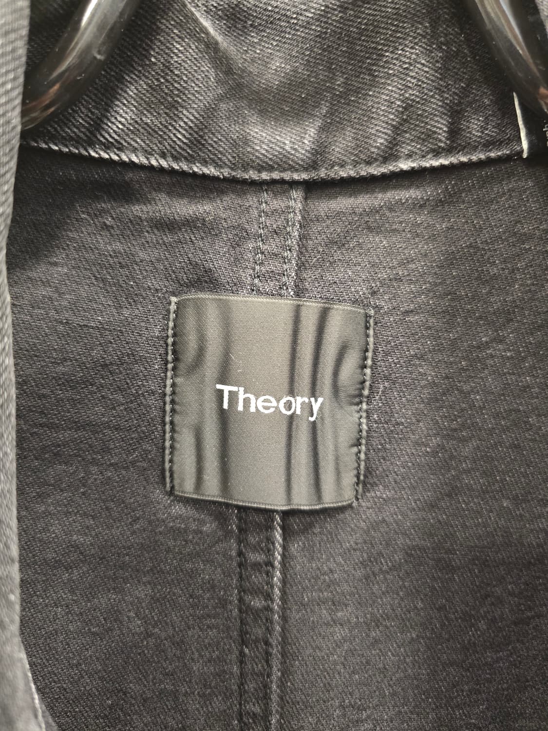 거의새거) Theory 띠어리 흑청 데님 자켓 L (100) 상품이미지7