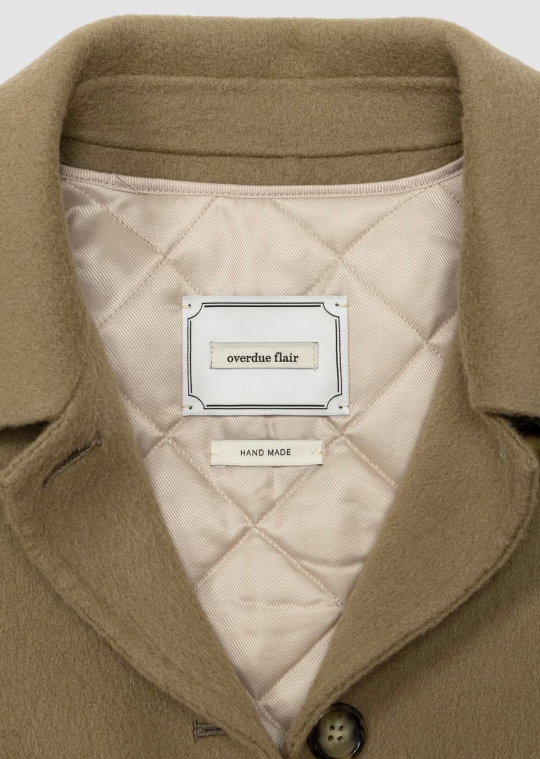 오버듀플레어 QUILTED LINING HANDMADE ALPACA CO 상품이미지3