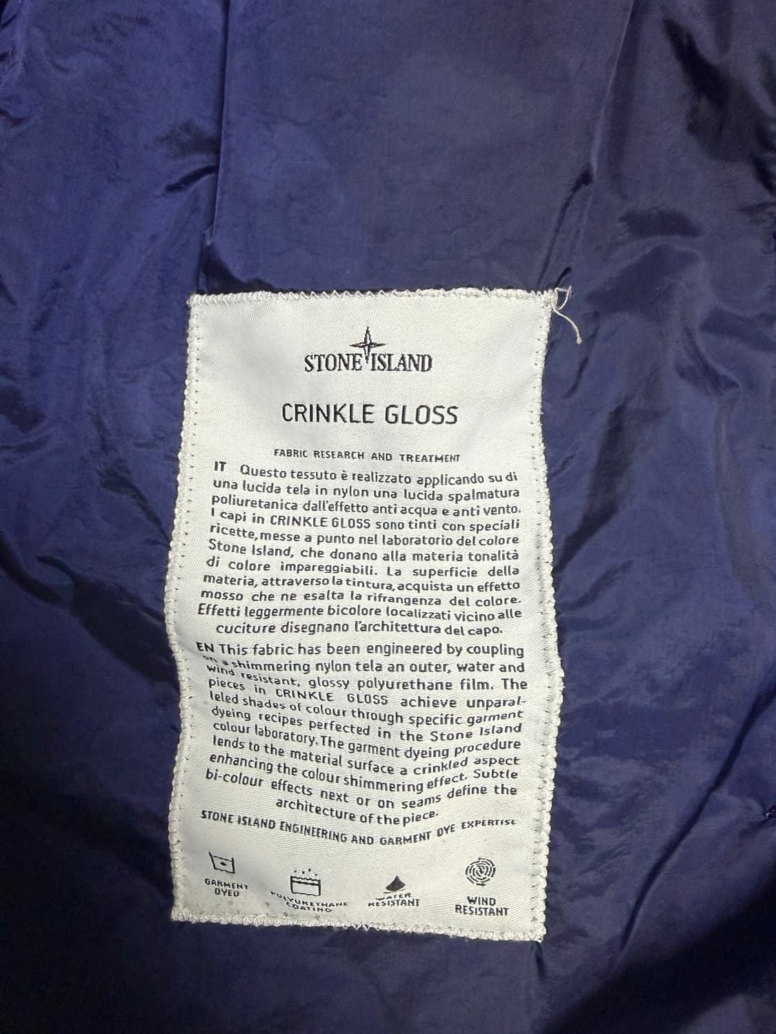 스톤아일랜드 크링클 글로스 XL 상품이미지4