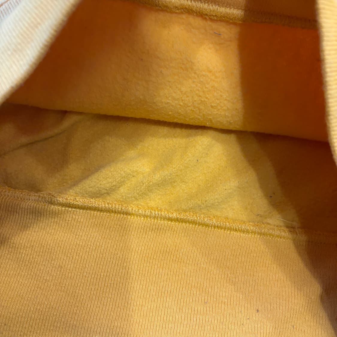 챔피온 정품 리버스위브 옐로우 스웻 셔츠 상품이미지7