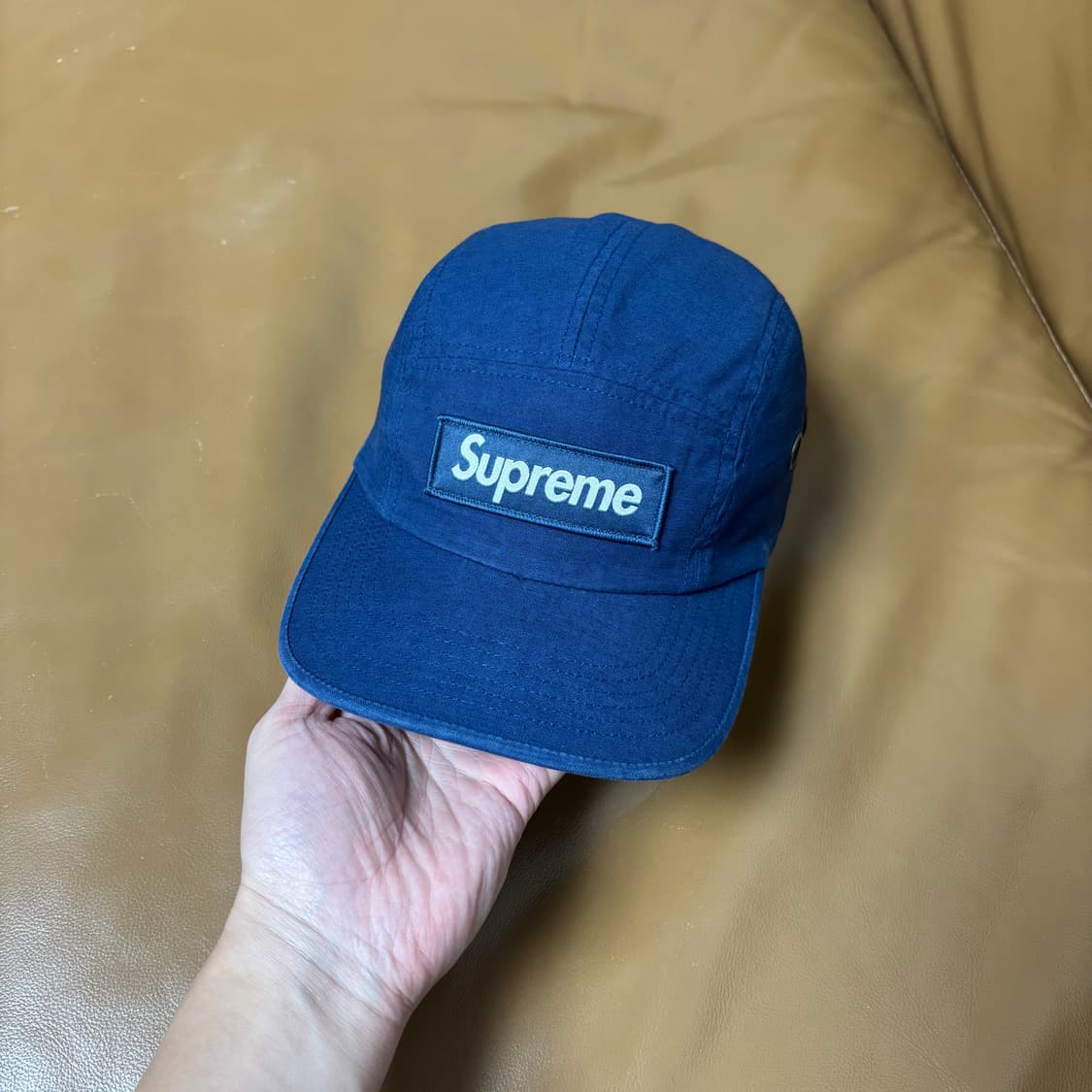 슈프림 캠프캡 모자 박스로고 24FW 밀리터리 네이비 상품이미지2