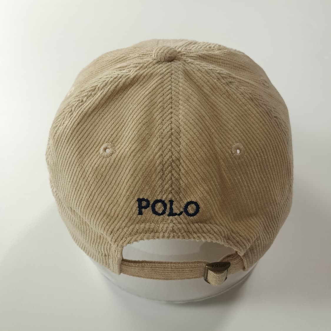 CK330 폴로 라이트베이지 코듀로이 볼캡 모자 상품이미지5