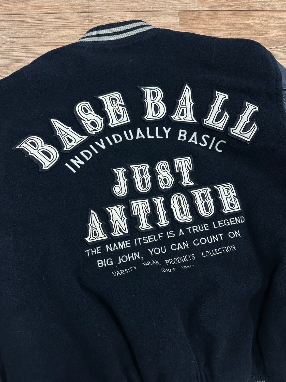 (100)빅존 베이스볼 소가죽 바시티 자켓 상품이미지8