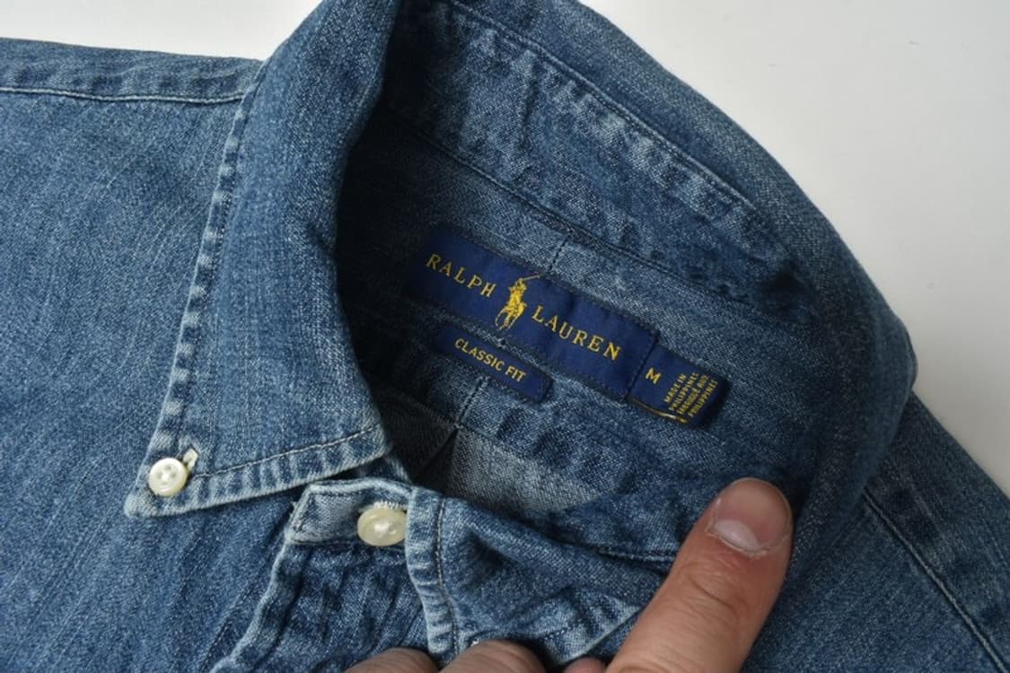 폴로 랄프로렌 데님 셔츠 청남방 M N1181 상품이미지6
