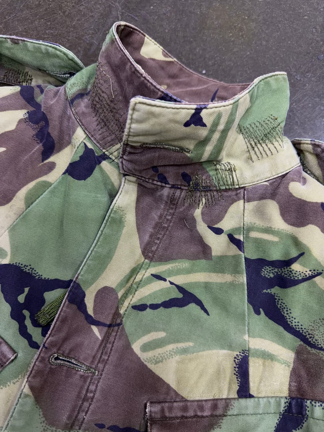 스모크 컴뱃 영국군 야상 필드자켓 카모 1 사이즈 상품이미지4