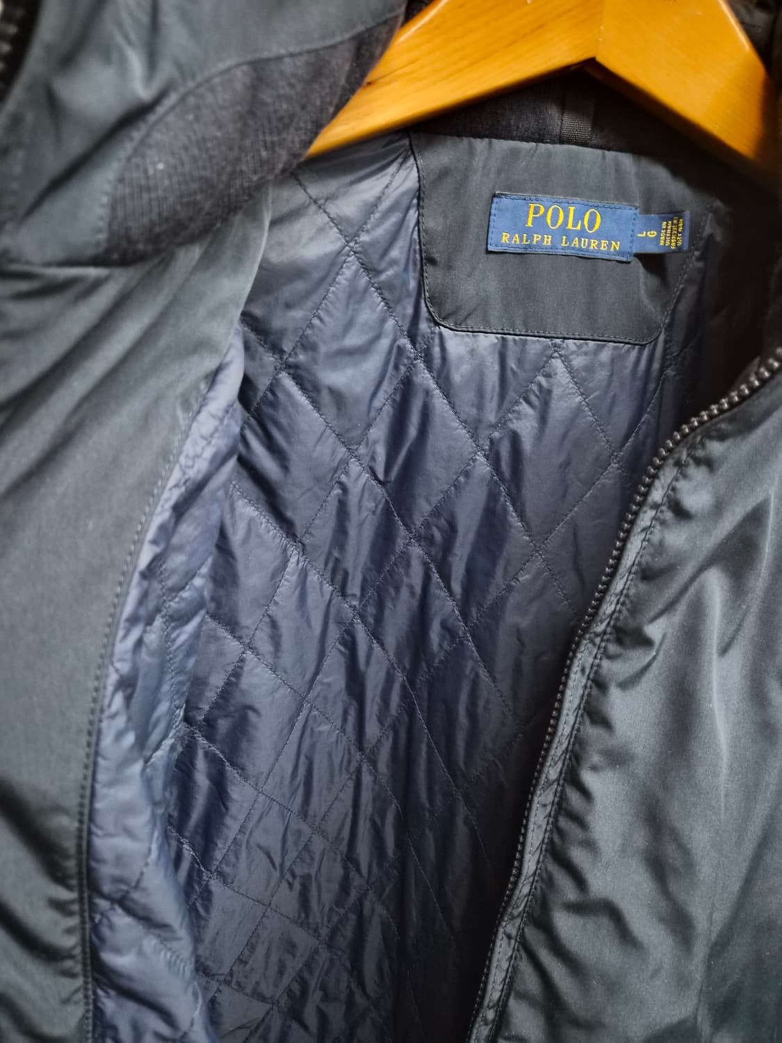 L/105) 폴로 랄프로렌 블루종 점퍼 팝니다 상품이미지5