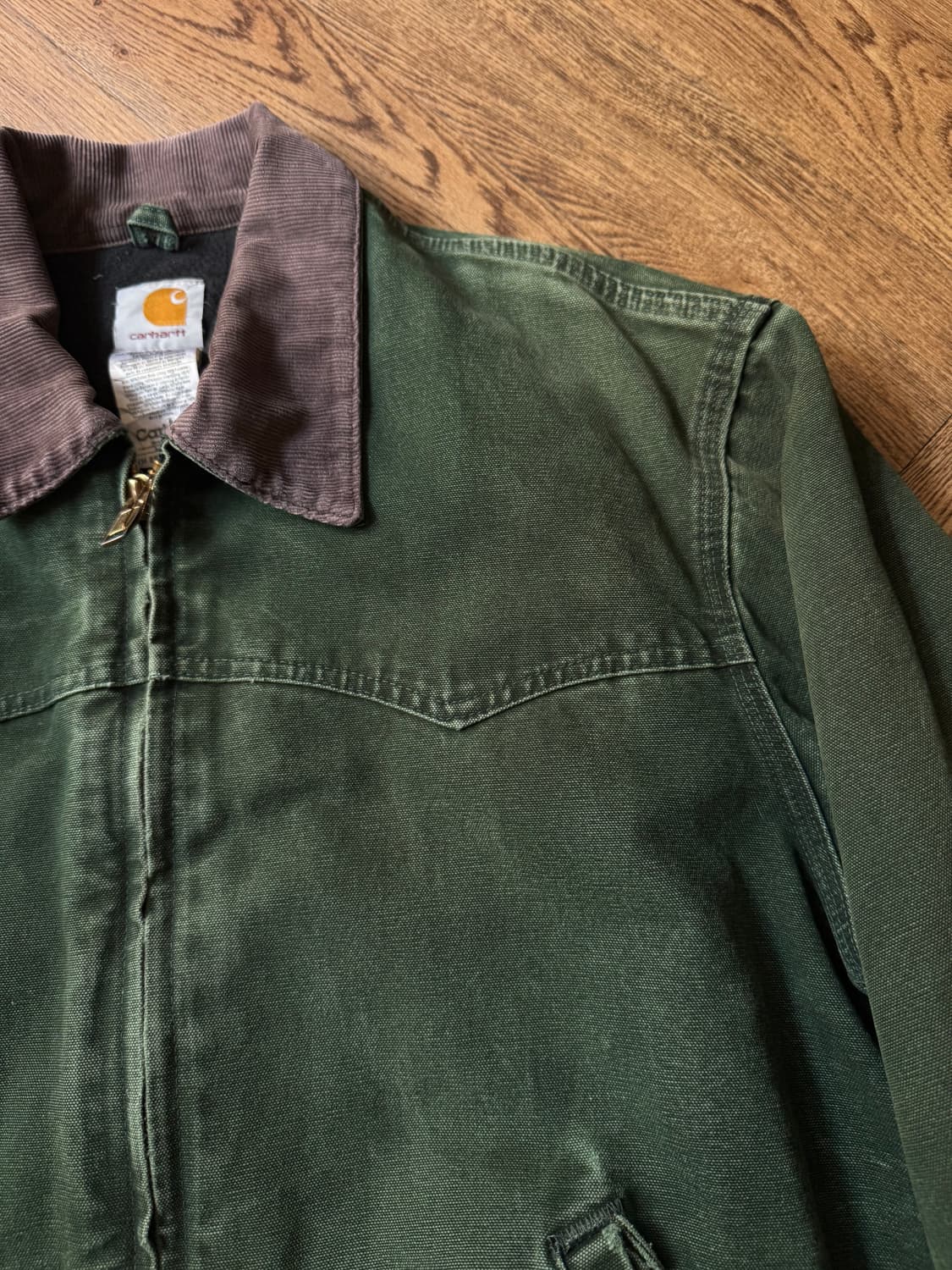 [XL]칼하트 USA J14 SPC 빈티지 워싱 산타페 워크 자켓 상품이미지3