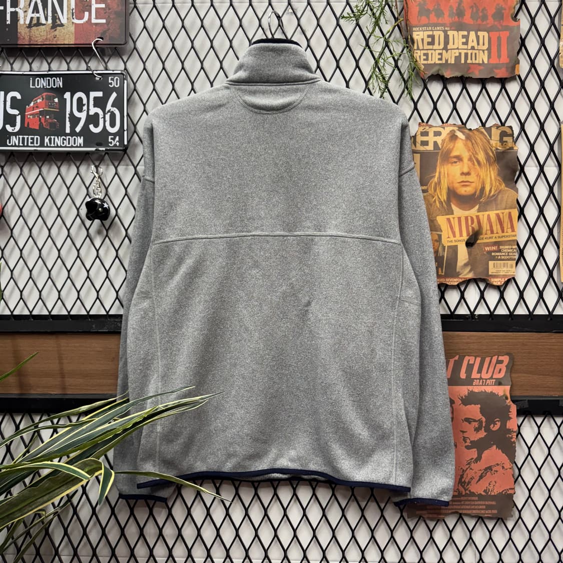 파타고니아 베터 스웨터 1/4 스냅티 하프 버튼업 포인트 그레이 상품이미지2