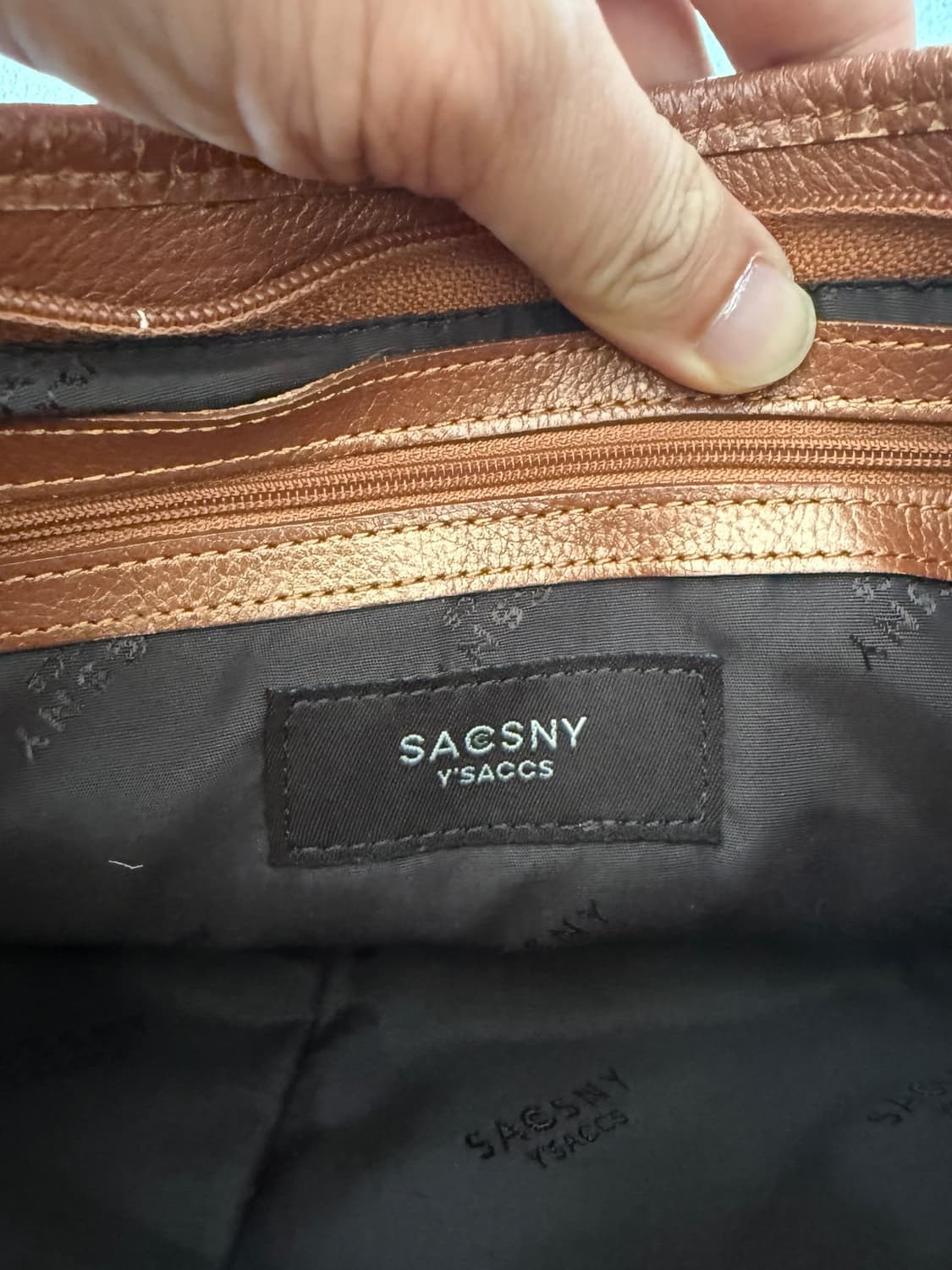 SACSNY Y'SACCS 요지야마모토 레더 숄더백 상품이미지9