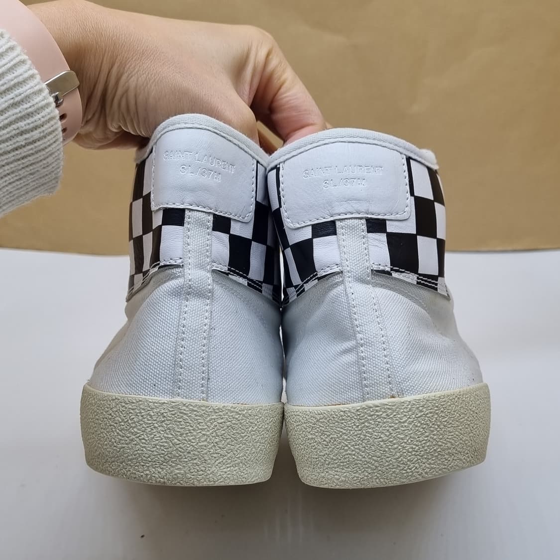 생로랑 체크 남성하이탑280 상품이미지4