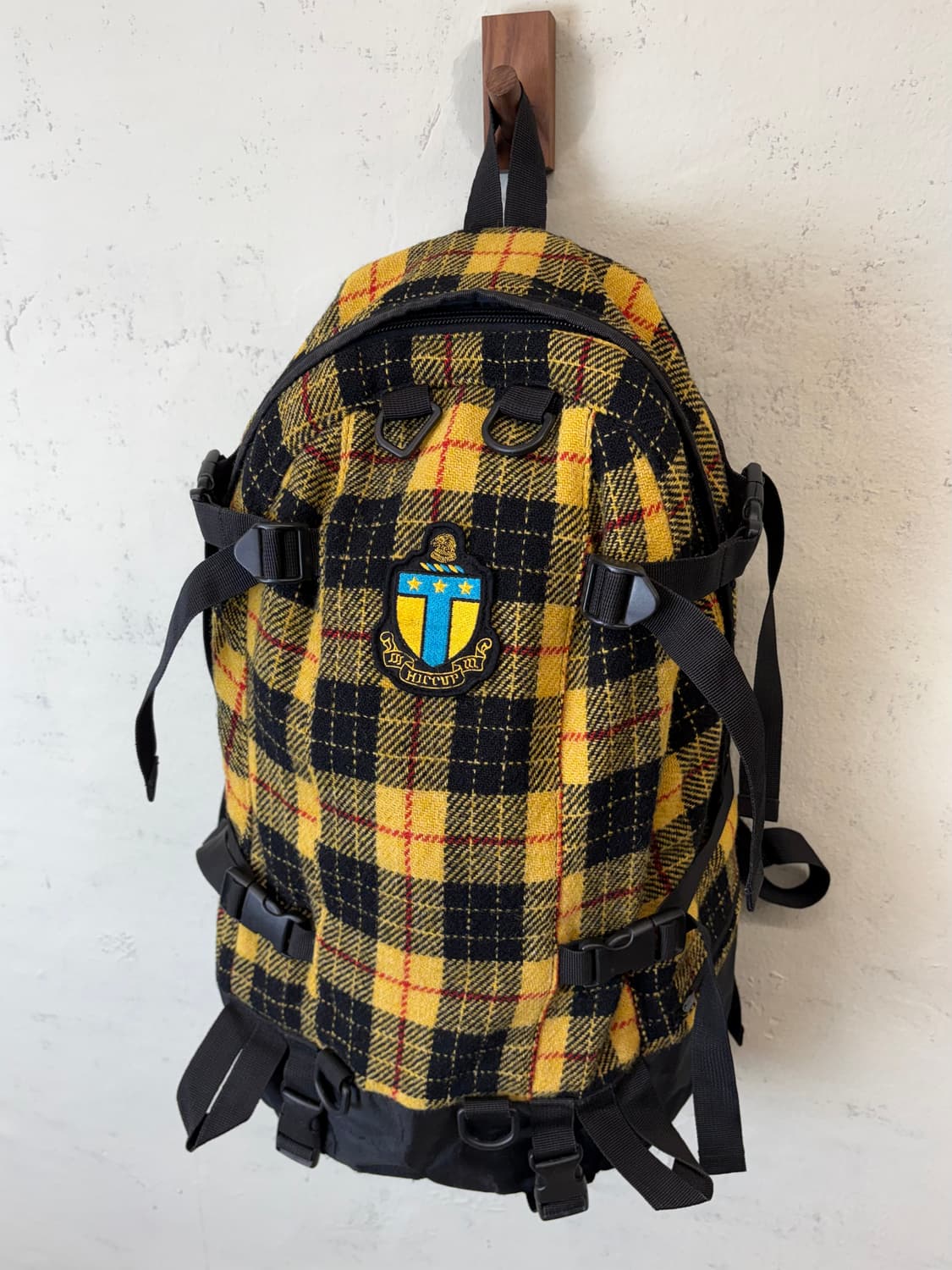 해리스트위드 90s 빈티지 체크 트위드 마운틴 백팩 상품이미지8