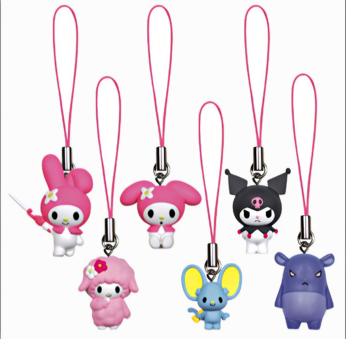 산리오가챠6종세트, 마이멜로디피아노가챠, 마이멜로디플랫 상품이미지1
