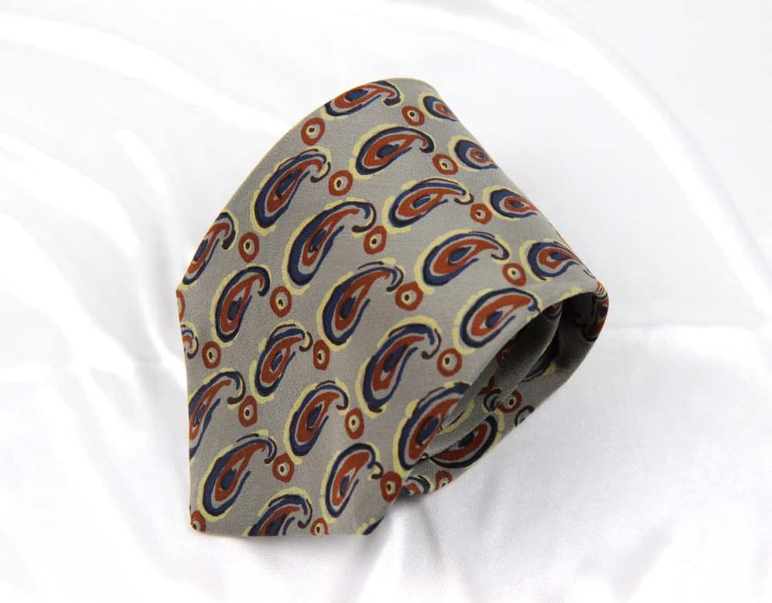 발렌티노 8.7cm A+등급 페이즐리 남자 명품 넥타이 상품이미지1