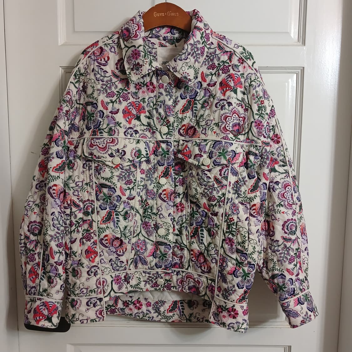 쥬시쥬디 플라워 퀼팅 자켓 상품이미지1