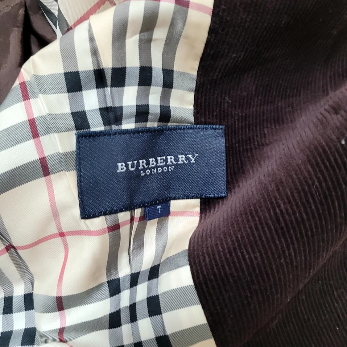 버버리 코듀로이자켓 상품이미지5