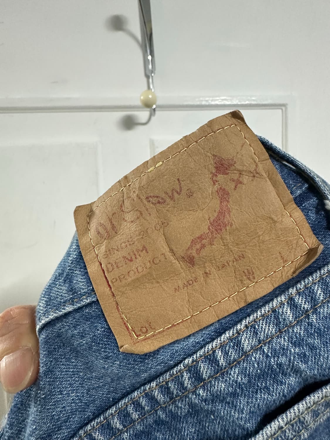 오어슬로우 데님 스커트 상품이미지3