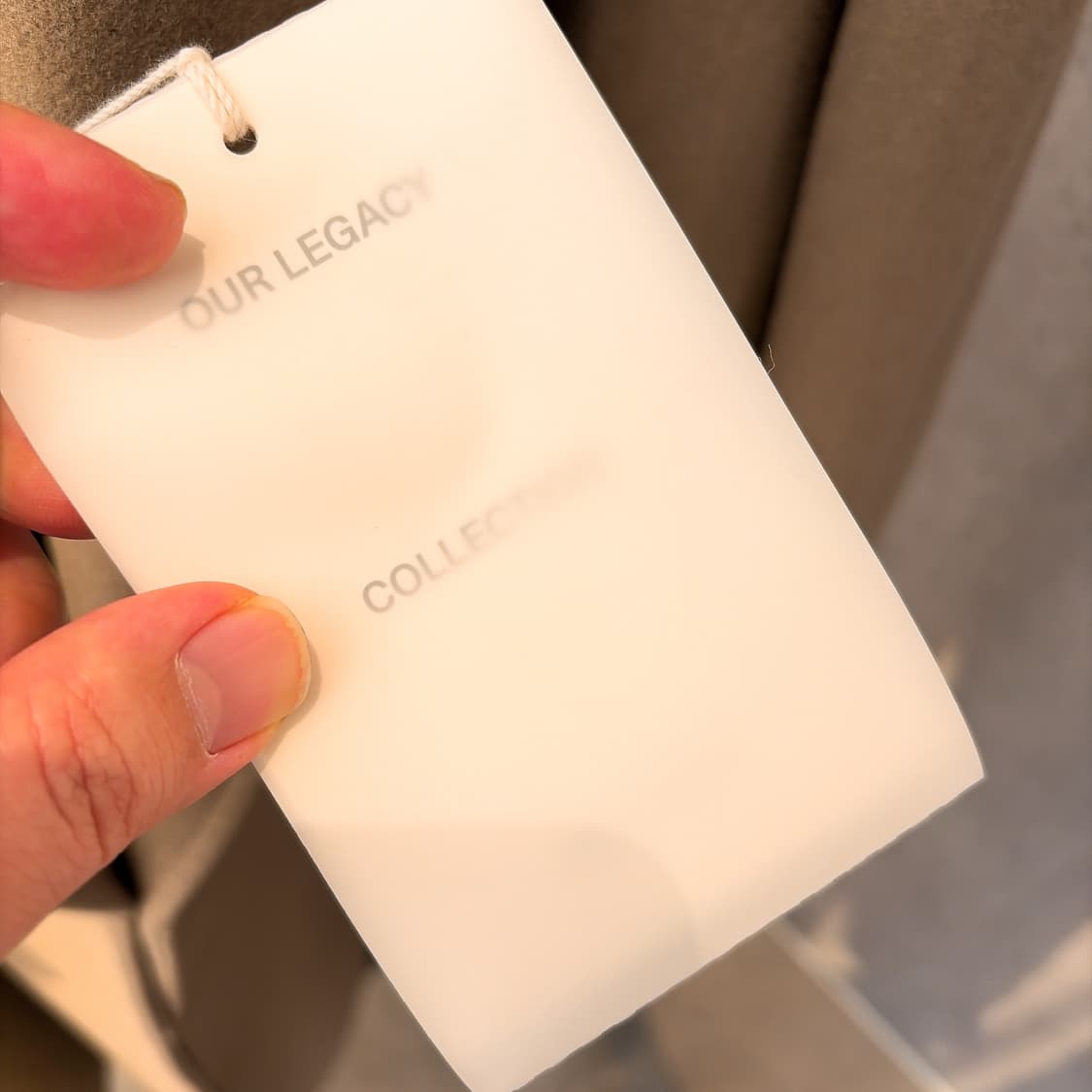 (정품/새상품)아워레가시 남성 배스 울 익스텐디드 웨일 코트 상품이미지5