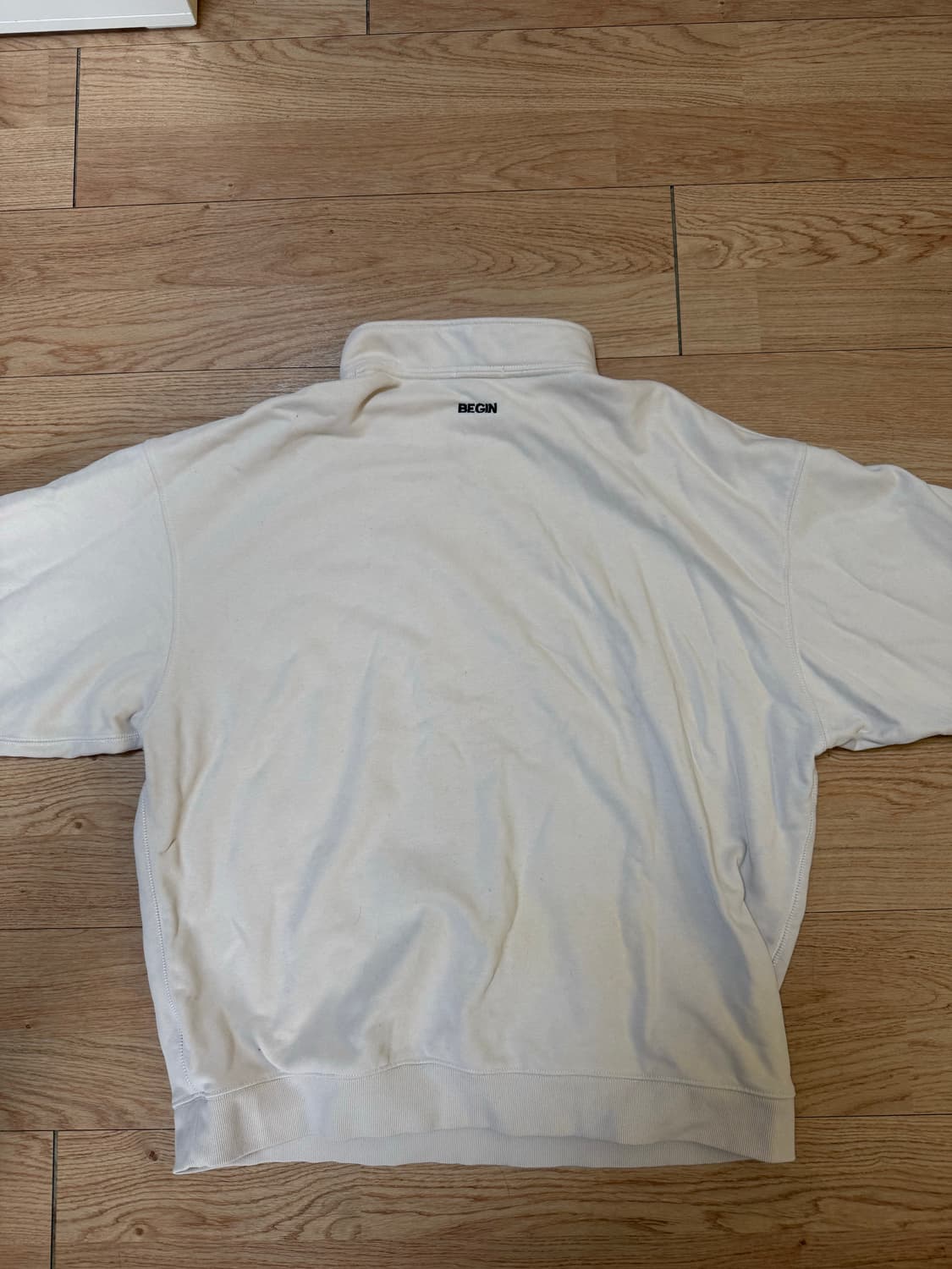 (1 size) 비더클래식 비긴 양경필 한정판 반집업 맨투맨 상품이미지2