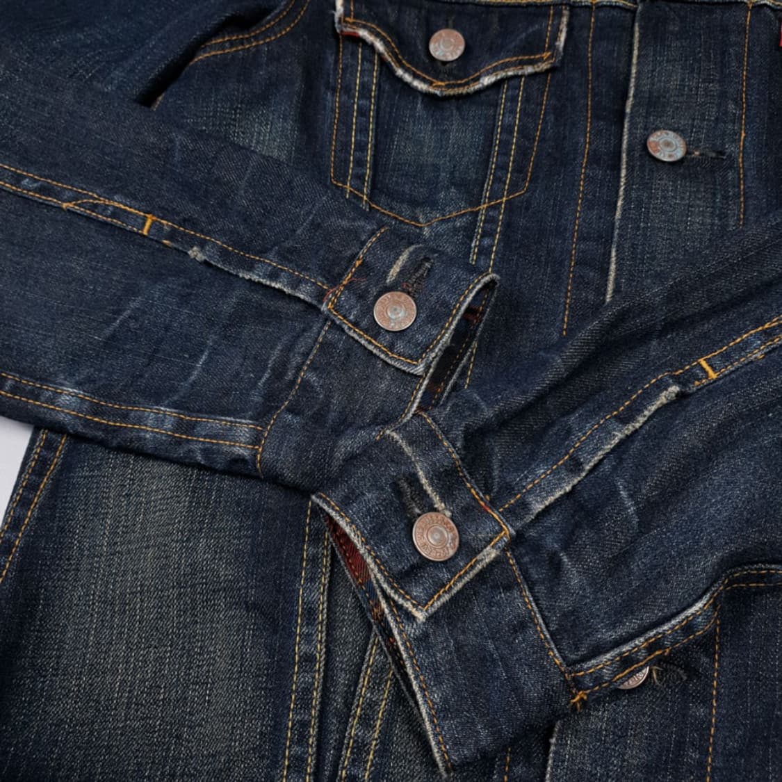 리바이스 중청워싱 70505 3세대 청자켓 트러커자켓  상품이미지3