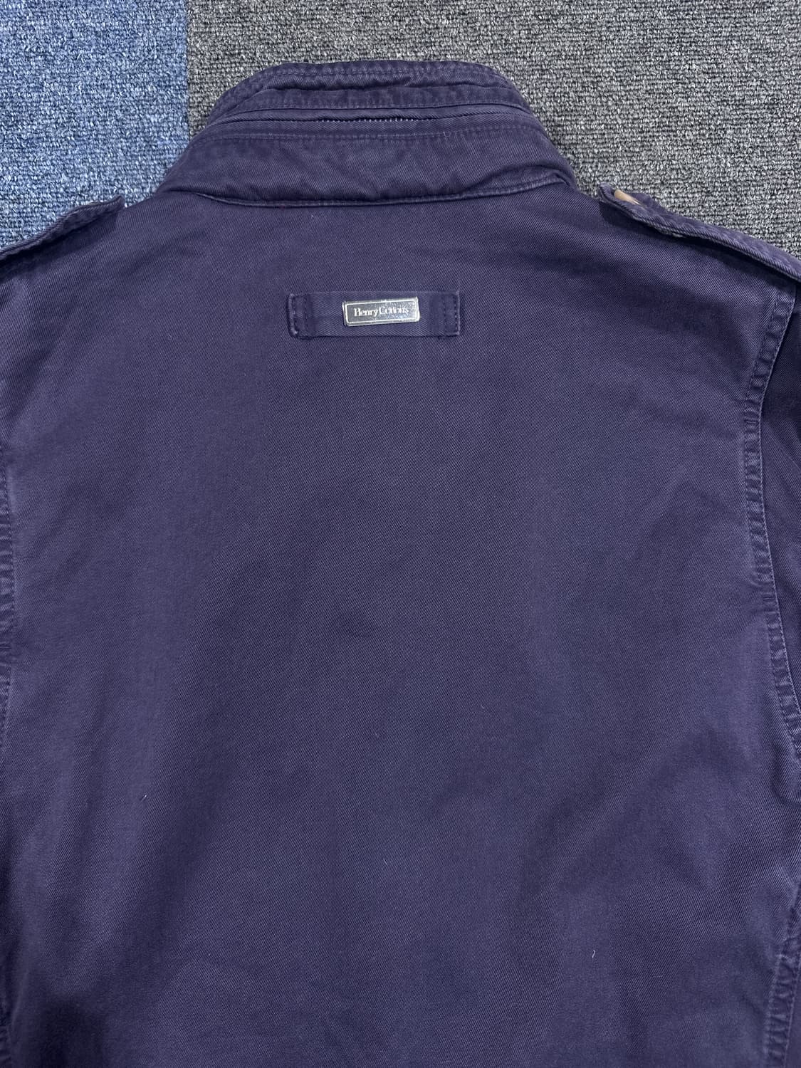 헨리코튼 90‘s Italy 네이비 야상 자켓 상품이미지5