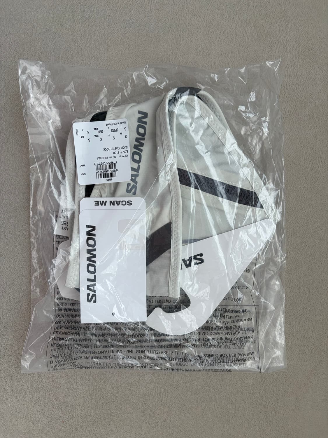 살로몬 - 펄스 러닝 벨트 / 크림 / S 상품이미지1