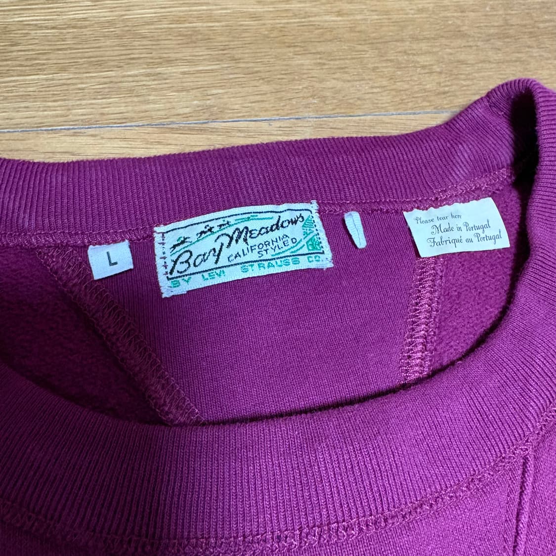 리바이스 빈티지 클로딩(LVC) 베이메도우 맨투맨 L 상품이미지3