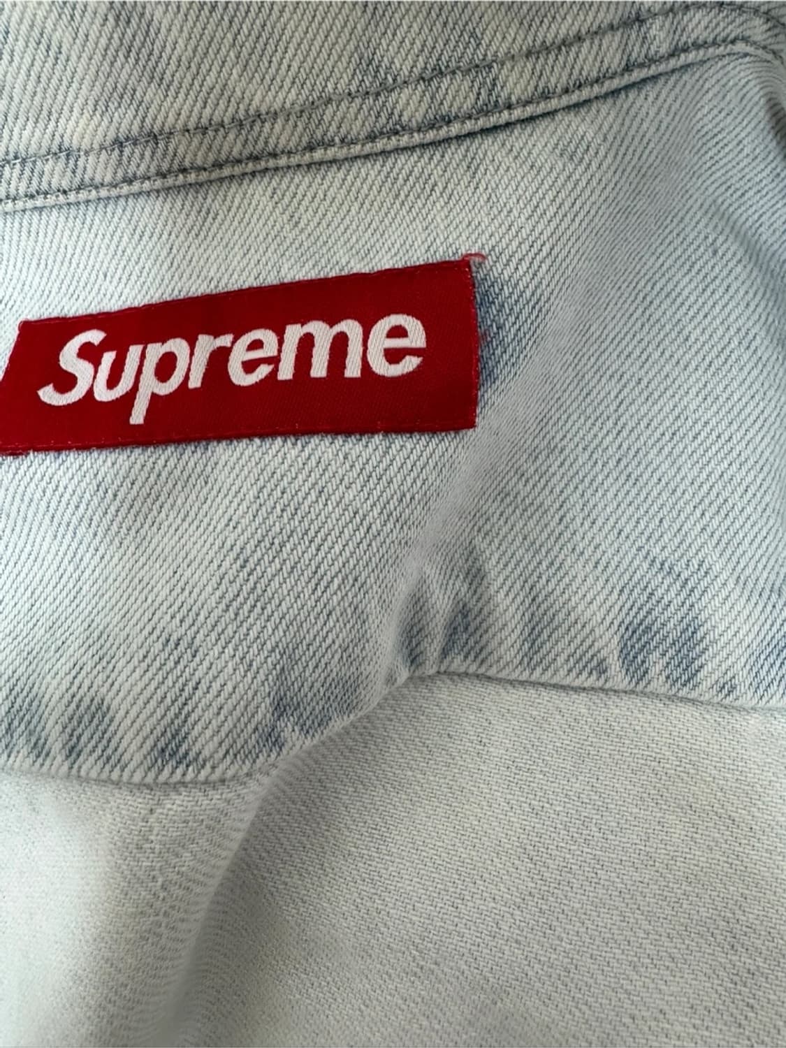 슈프림스몰박스워싱데님셔츠24FW L 상품이미지2