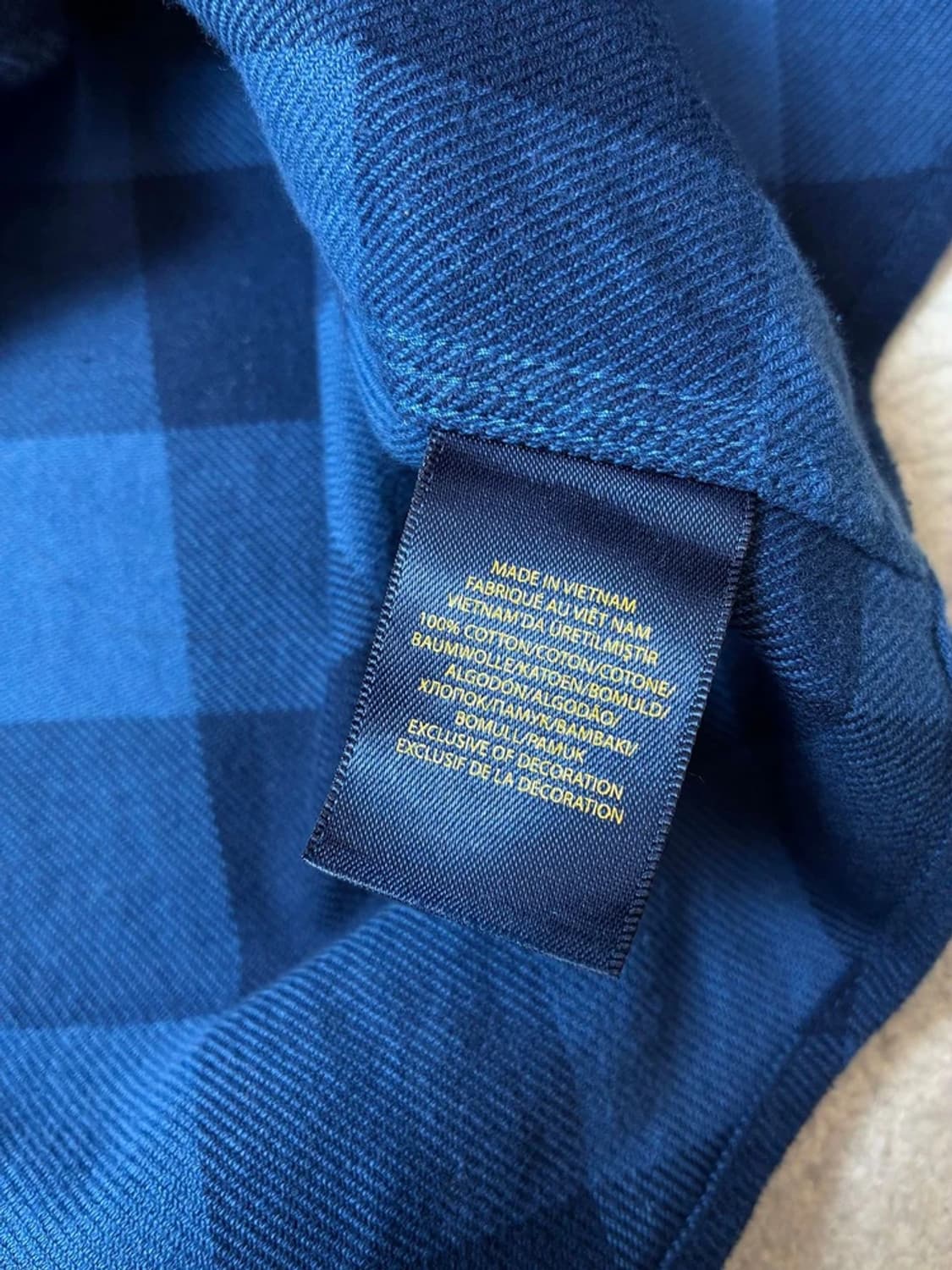 폴로 랄프로렌 투포켓 아메카지 체크 셔츠 PN7631 상품이미지7