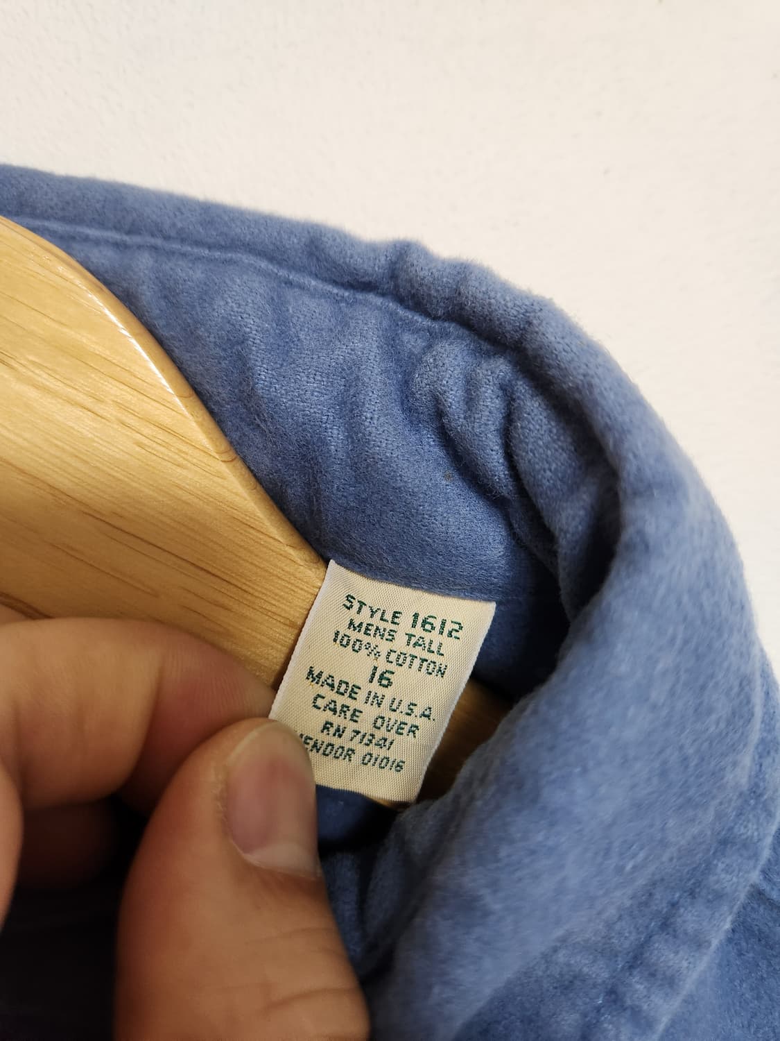 엘엘빈LLBean 하드코튼 셔츠 L - S191 상품이미지5