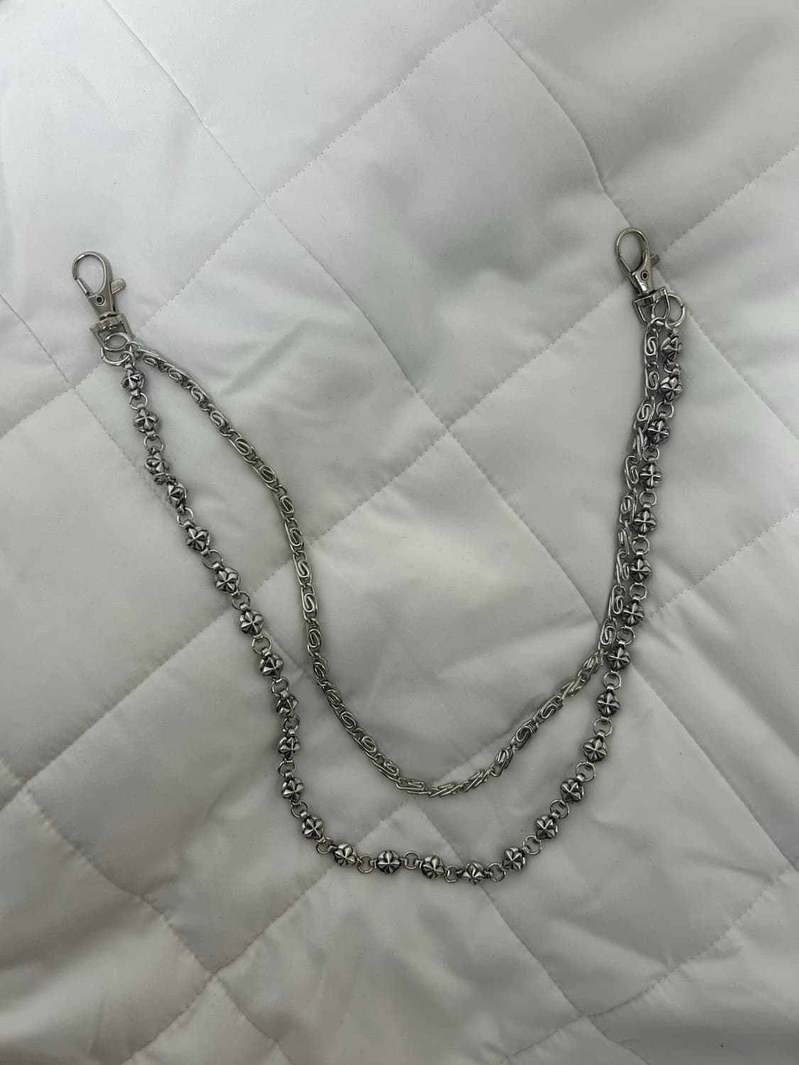 고닥 플라워 레이어드 체인 상품이미지1