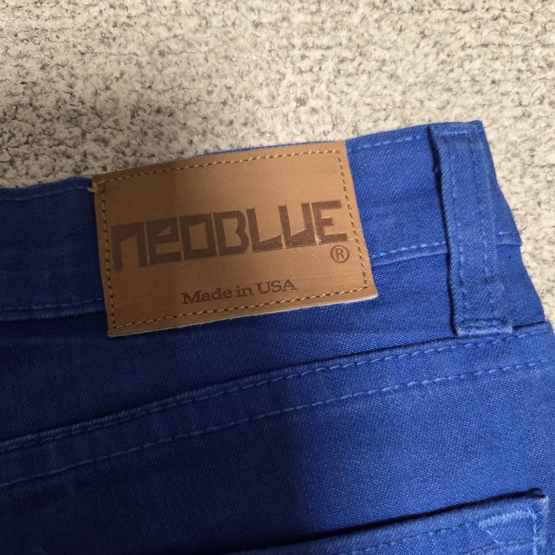 Made in USA 네오블루 데님팬츠 청바지 30-31 상품이미지6