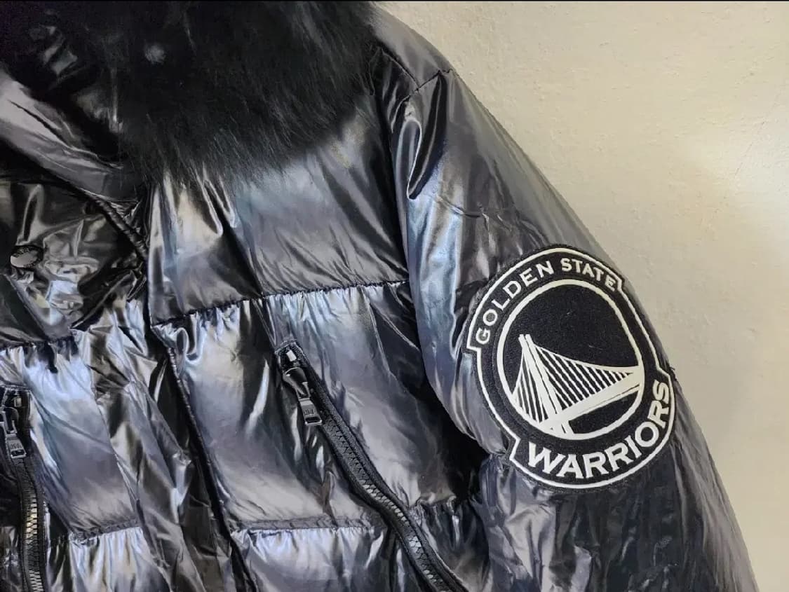 NBA GSW 오버핏 롱다운 점퍼 상품이미지3