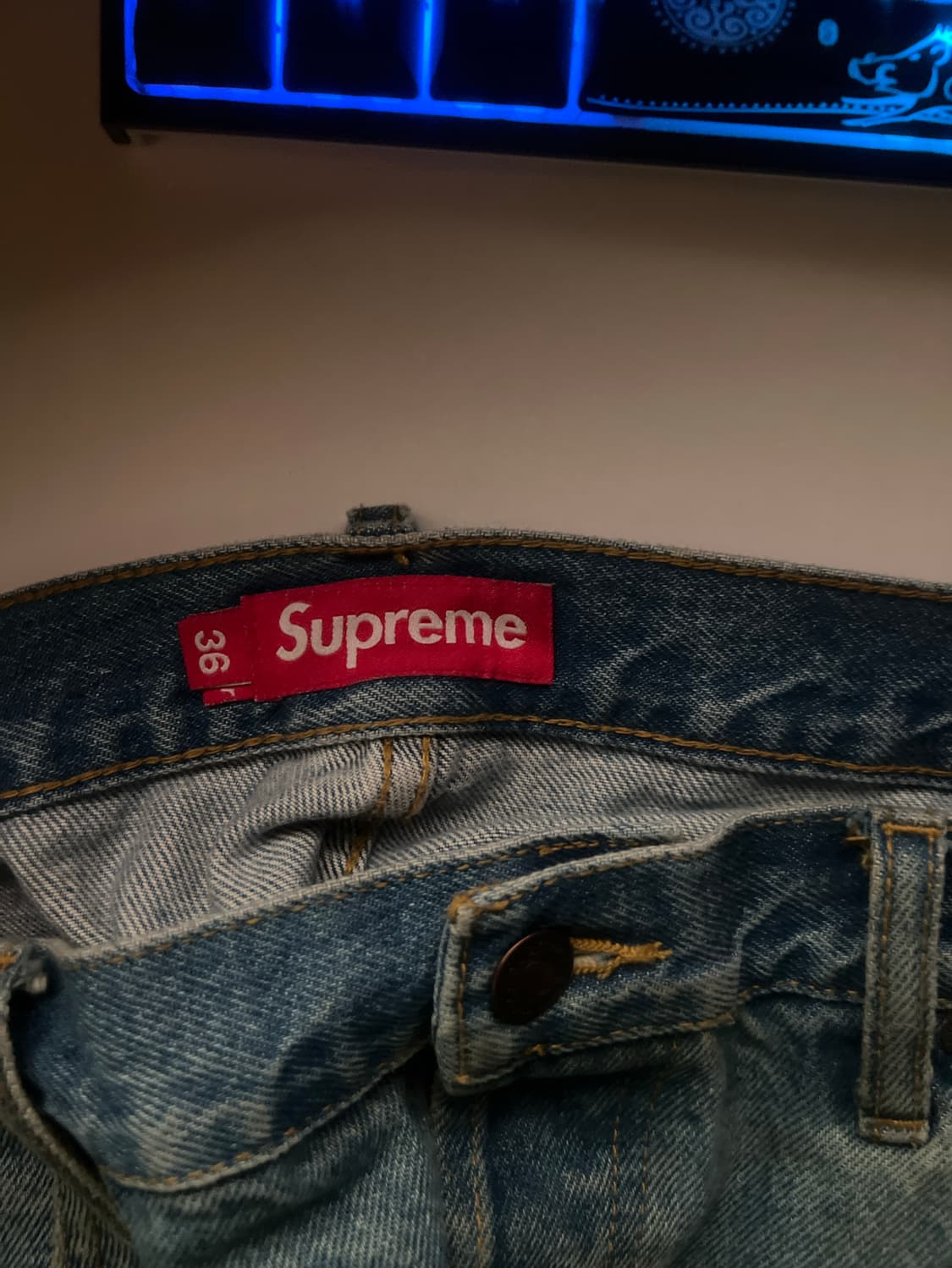 슈프림 레귤러진 25ss 36사이즈 상품이미지2