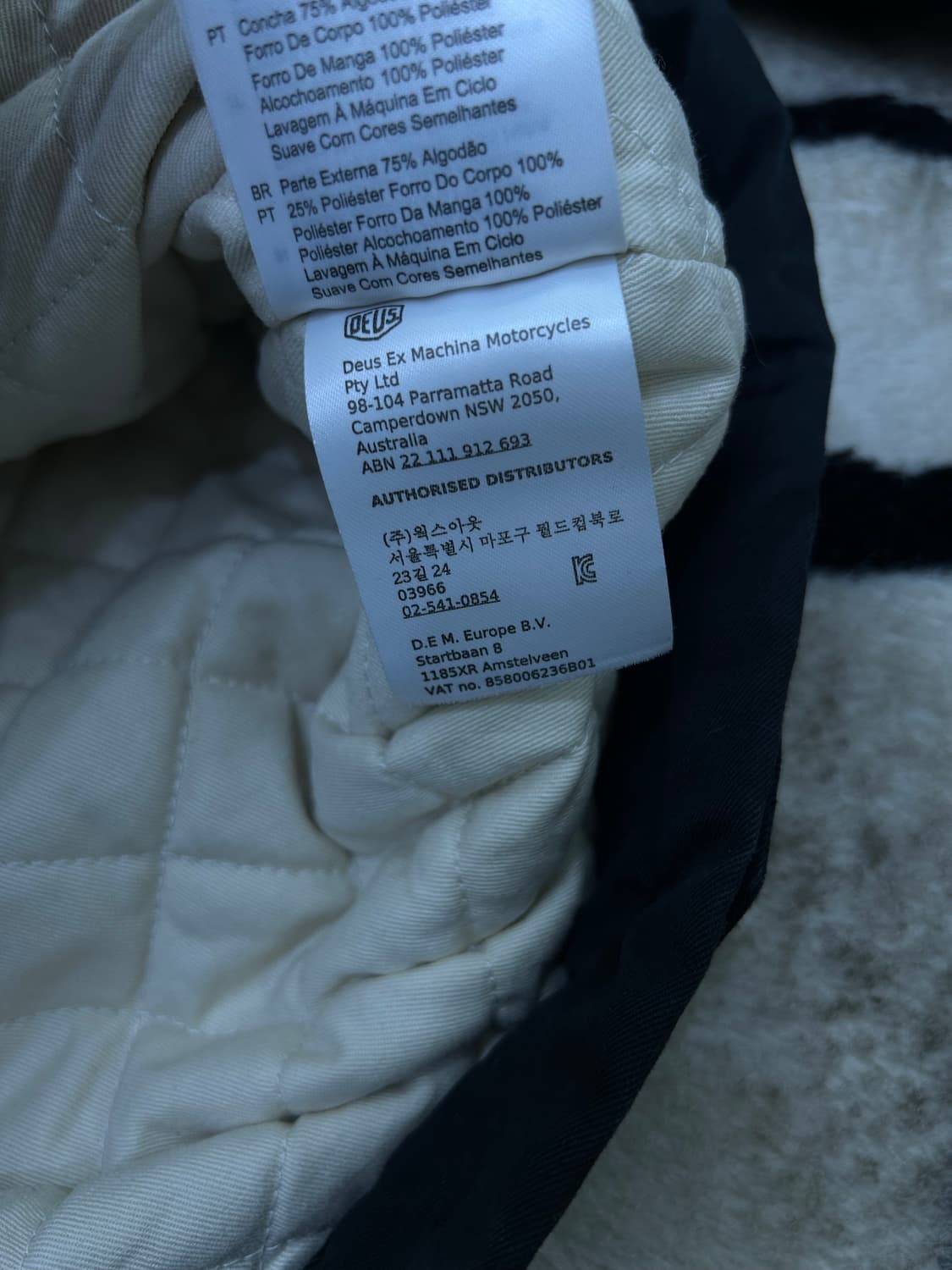 [XL]데우스 엑스 마키나 워크자켓/블랙 상품이미지7