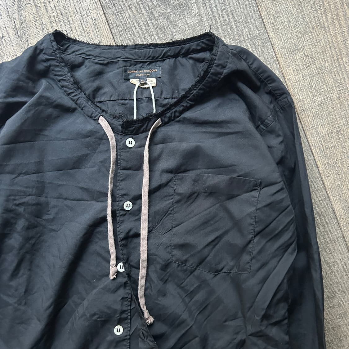 Line No Collar Basic Shirts 상품이미지2