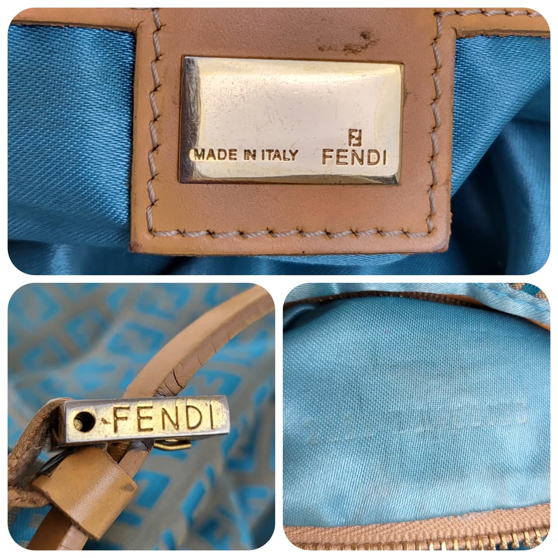 정품 펜디 FF 주카 패브릭 숄더백 상품이미지9