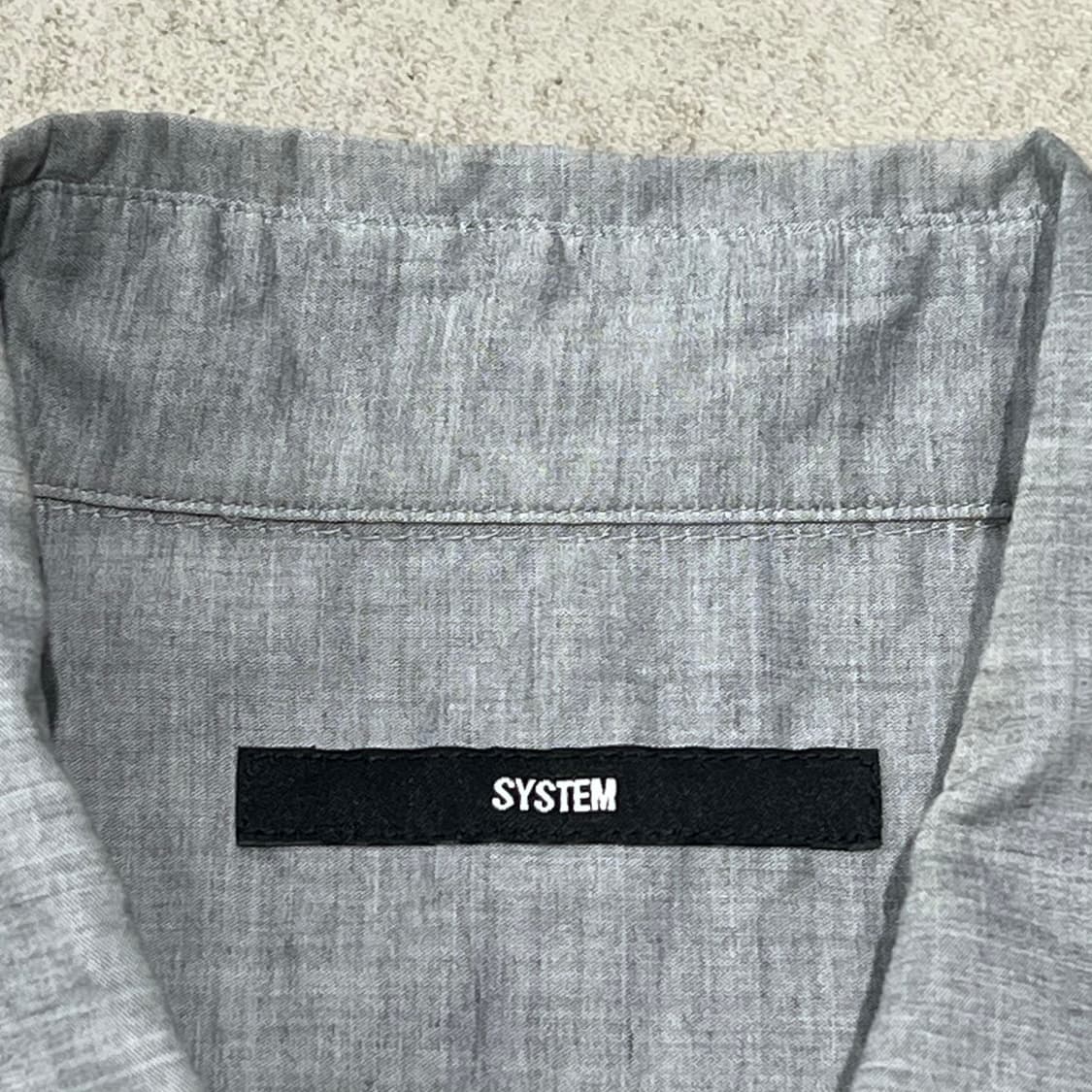 시스템 그레이 하프셔츠 s10301 상품이미지5