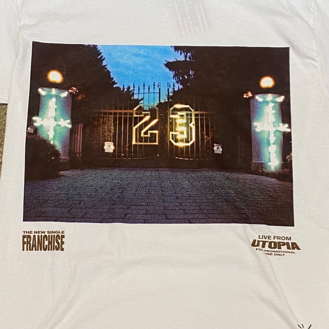 미국 빈티지 트래비스 스캇 23 티셔츠 공식굿즈 반팔티 상품이미지3